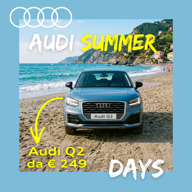 Audi Q2 tua da €249